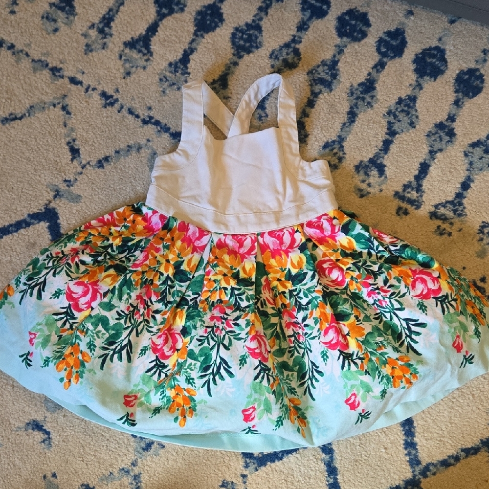 12-18 Month Janie and Jack Floral Kids Dress - Washed, Never Worn.